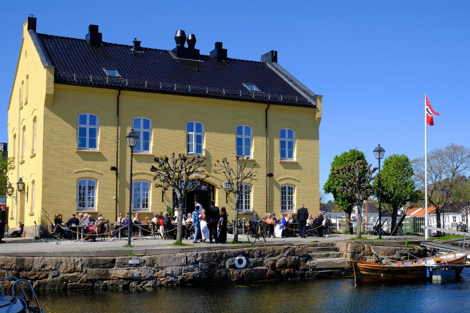 Det Lille Hotel Risør Exterior foto